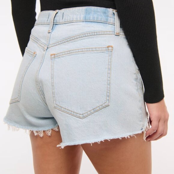Abercrombie High Rise Mom Shorts (Curve) - Picture 7 of 8